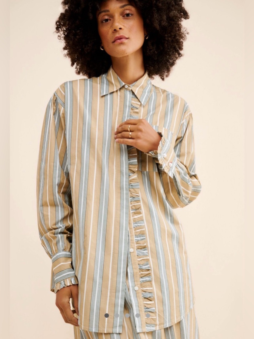 Damson Madder Kylie Ruffle Shirt Size 12 - C11-211